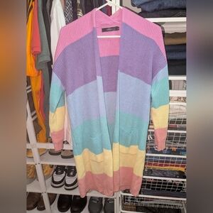 🍒5 for $30🍒 Pastel striped cardigan